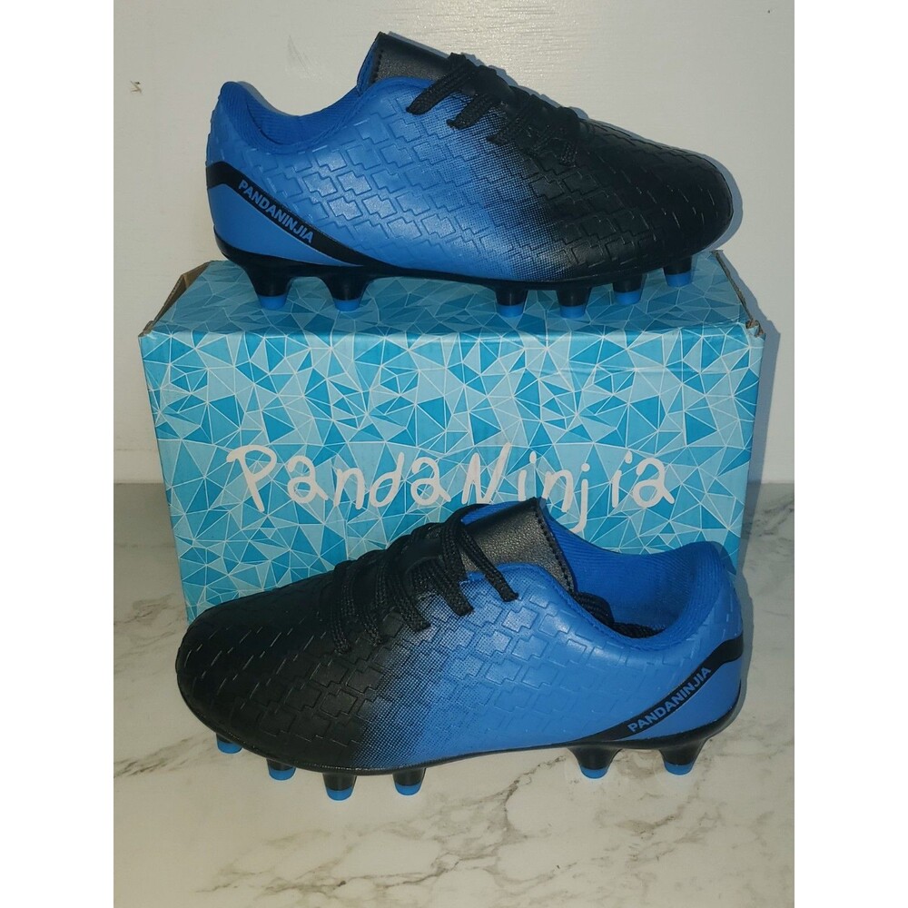 Panda Ninjia Kids Soccer Cleats C13 Blue/ Black NIB